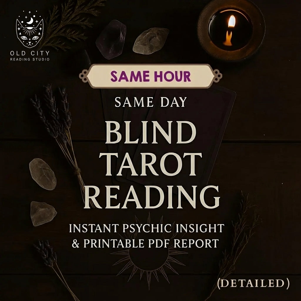 Blind Tarot Reading, Honest Psychic Reading, Accurate Love Readings, No Questions Needed