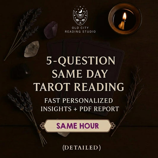 Psychic Answers: 5 Questions Tarot Reading, In-Depth Insights