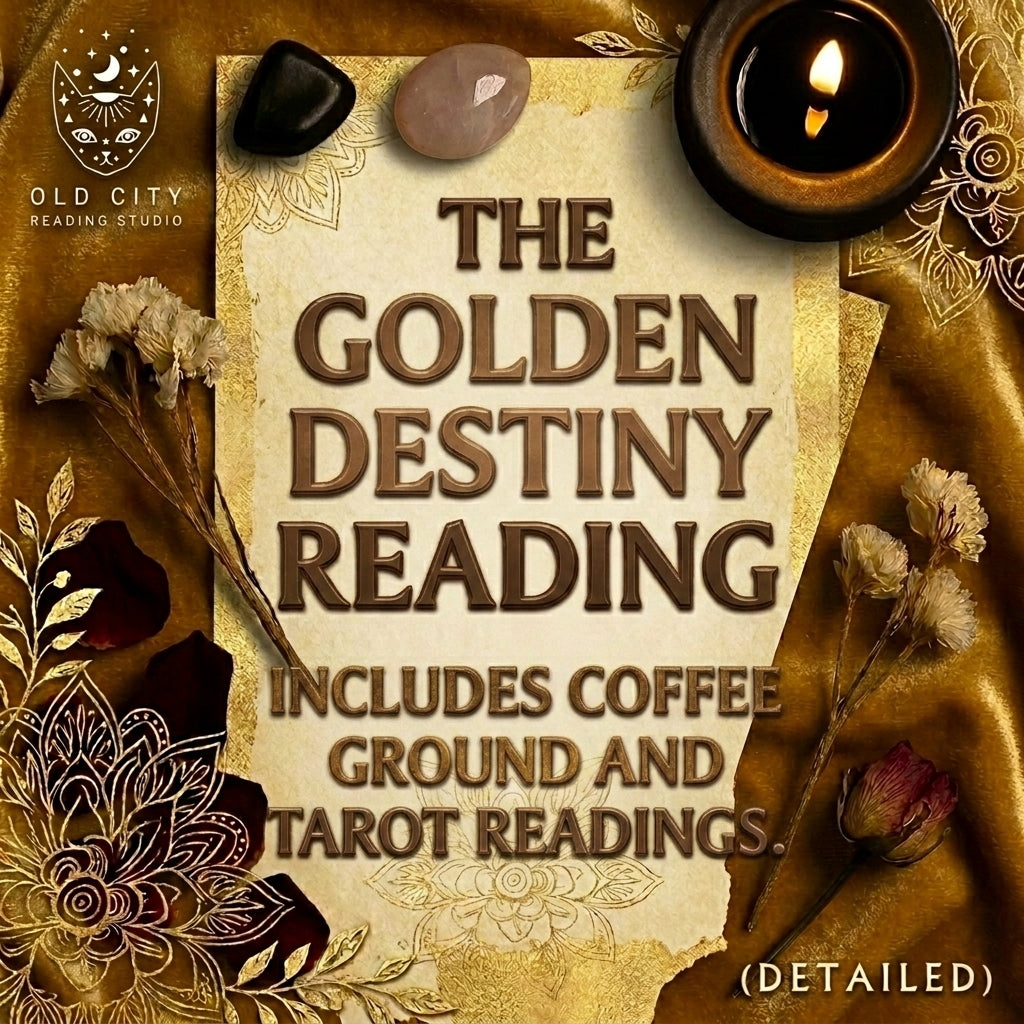 The Golden Destiny Reading (Includes Coffee Ground And Tarot Readings)
