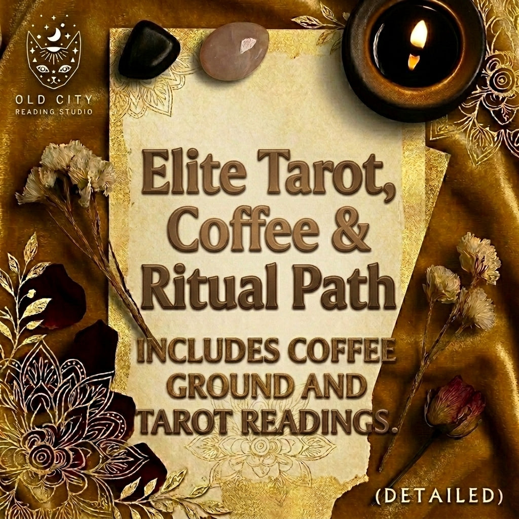 Elite Tarot, Coffee & Ritual Path (Includes Coffee Ground And Tarot Readings)